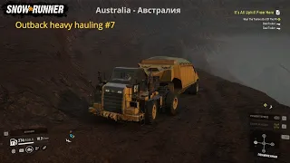 SnowRunner - Прохождение карты ( Outback heavy hauling ) Australia #7
