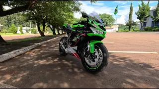 Apresentando a moto Kawasaki Ninja Zx6r