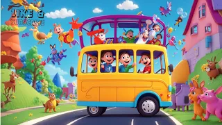 "🚌 Unbelievable Twist on 'The Wheels on the Bus' Kids Rhyme! 🎶 You Won't Believe Your Ears! 🔥