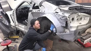 Rebuilding the Wheel Well & Trunk on my Salvaged GT-R