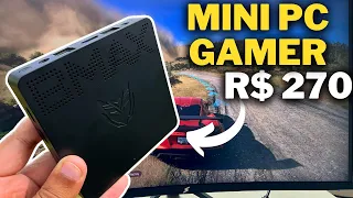 INACREDITÁVEL O QUE ESSE MINI PC GAMER PORTÁTIL FAZ SENDO TÃO BARATO! ( UNBOXING E TESTE )