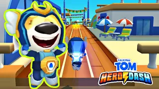 Talking Tom Hero Dash - Hank - Full screen - Gameplay, Android - LILU