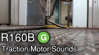 Siemens SITRAC Traction Motor Sounds on an R160 G train (Long)