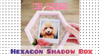 DIY Wooden Hexagon Shadow Box| DIY Craft