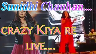 Sunidhi Chauhan live program||crazy Kiya re|| diphu, assam @sunidhichauhanofficial01