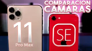 Camara del iPhone SE vs iPhone11 Pro Max