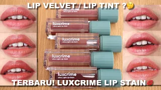 TERBARU ! LUXCRIME ULTRALIGHT LIP STAIN NEW SHADE NEW FORMULA 😍 BIBIR KERING + GELAP |Maria Soelisty