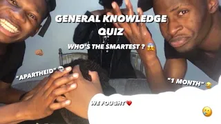 General Knowledge Quiz | South African Edition