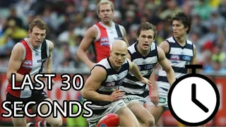 LAST 30 SECONDS IN EVERY AFL GRAND FINAL SINCE 2000