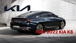 New kia k8 2022 Sedan Exterior & Interior Walkaround "Executive Sedan for Money"