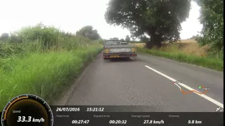 Crazy Overtake (L143 VAC) Range Rover and Trailer) MICROPLANT