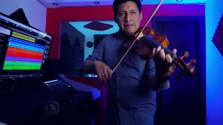 Triste canción de amor violín