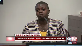 Granville Ritchie found guilty of first-degree murder, sexual battery in Tampa 9-year-old's death