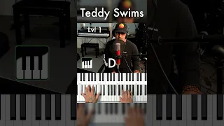 Lose Control by TeddySwims Piano Tutorial