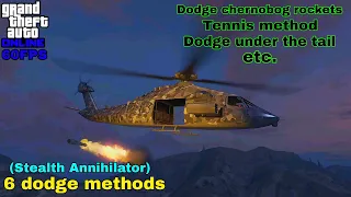How to dodge rockets with helis - Dodge chernobog rockets etc. (Stealth Annihilator) | GTA Online