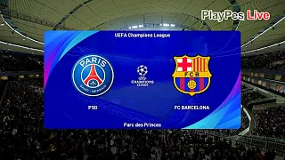 PES 2021 - PSG vs Barcelona - UEFA Champions League - Gameplay PC