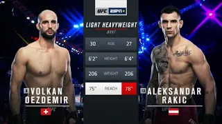 UFC Fight Night Busan: Oezdemir vs. Rakic (Full Fight Highlights)