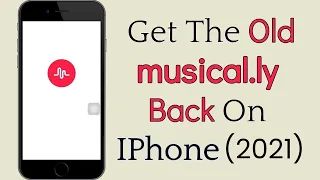 How To Get The Old Musically Back || Go Back To Musical.ly From Tik Tok || iOS (2021)