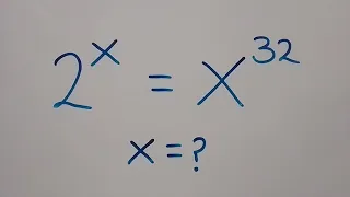 Nice Exponent Algebra Math Simplification | Find the Value of X