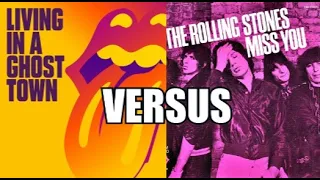 Rolling Stones - Living in a Ghost Town & Miss You - Comparisons & Similarities