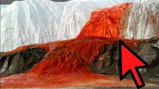 WHAT IS THIS IN ANTARCTICA?|SURPRISING FACTS ABOUT ANTACTICA|THE BLOOD FALLS IN ANTARCTICA.