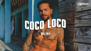 Maluma - COCO LOCO (Letra)