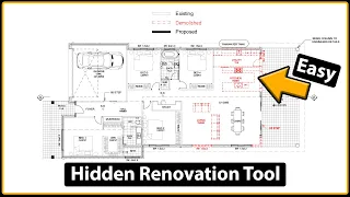 How to make Demolition Plans (EASY!) ArchiCAD Tutorial - Renovation Tool - Alterations & Additions