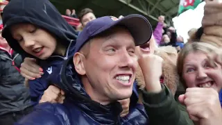 95th minute limbs Wrexham v Crewe fan reaction VLOG