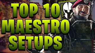 MAESTRO STILL OP?! The 10 BEST Maestro Site Setups in 2023 - Rainbow Six Siege