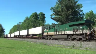 NS 24M at New Galilee, PA with Black Mane 4002 and Southern 8099  6/7/2020