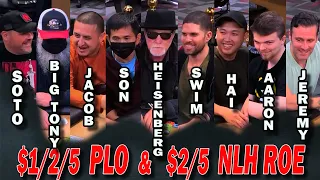 Something NEW!! Round Of Each - $1/2/5 PLO & $2/5 NLH  - 10.25.21