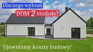 Pomysł na DOM Dwie Stodoły 120 m2! Wysoki salon i 3 sypialnie! Koszt budowy domu NOWOCZESNA STODOŁA