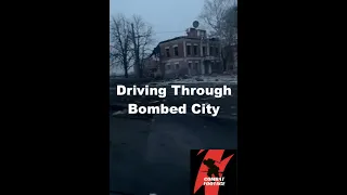 Driving through Heavily Bombed Kharkiv- Ukraine War Footage