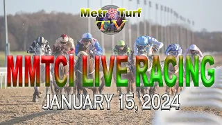 15 January 2024 | Philippines Horse Racing Live | Metro Manila Turf Club Inc.  | 1/2