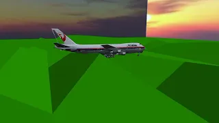 jal 123 crash into mountain in 3d animation.mp4