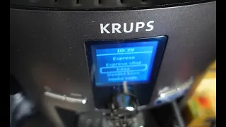 Automatic Krups coffee machine   cleaning without tablets