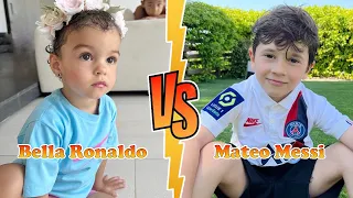 Mateo Messi VS Bella Esmerelda Ronaldo (CR7's Daughter)  Transformation ★ From Baby To 2024