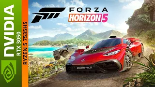 Forza Horizon 5 - Acer Nitro 5 | RTX 3050 | Ryzen 5 7535HS