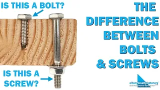 The Difference Between Bolts & Screws - Fastener Terminology | Fasteners 101