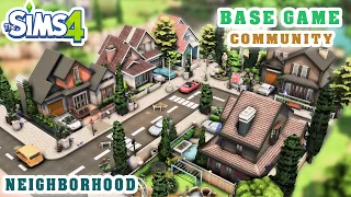 Sims 4 Neighborhood Challenge: Building a base game Community