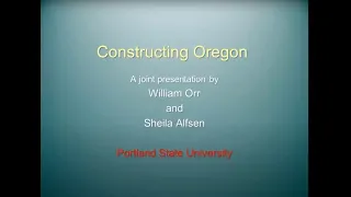 Constructing Oregon