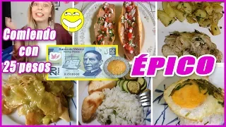 COMIENDO UNA SEMANA CON SOLO 25 PESOS | ÉPICO | Key Riqué