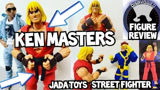 KEN MASTERS STREET FIGHTER JADA TOYS ACTION FIGURE REVIEW - COMPARED TO MARVEL LEGENDS GI JOE + MORE