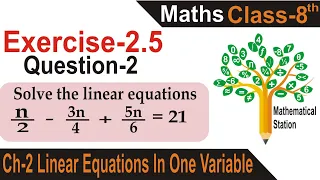 Class-8, Ch-2 Ex-2.5 Q-2 Maths.