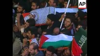 WEST BANK: FUNERAL OF PALESTINIAN BROTHERS