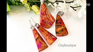 Polymer Clay ‘Molten Flame’