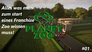Alles was DU zum start eines Franchise Zoos brauchst! | Planet Zoo #1
