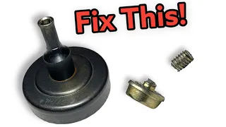 How To Remove & Replace The Captive Bolt On A Weed Eater Clutch Bell!