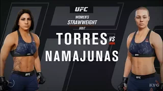 EA Sports UFC 3 - Tecia Torres vs Rose Namajunas - Gameplay (HD) [1080p60FPS]