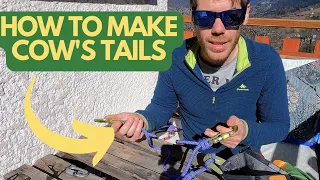 How to make COWSTAILS for canyoning and caving